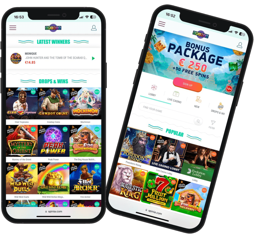 Spinia Casino app